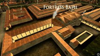 Animation of ancient Roman Fort in Caerleon Wales [upl. by Jessika764]