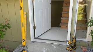 Jeld Wen Front Door Installation  Really crappy products and craftsmanship PART 1 [upl. by Zachary938]