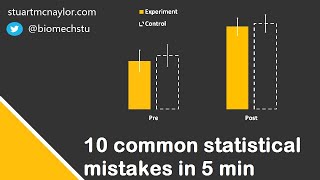 Ten Statistical Mistakes in 5 Min [upl. by Reich]