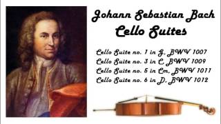 Johann Sebastian Bach  Cello suites in 432 Hz great for reading or studying [upl. by Notsniw]