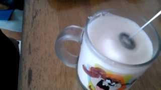 Aerolatte Review Frothing Cold Milk In Under 1 Minute [upl. by Koa385]